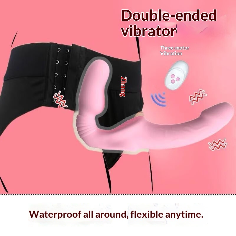 Eros Lab Doppelkopf-Drachen-Dildo für Frauen, Gay-Tool, Lesben-Sexspielzeug, T-Back-Unterwäsche für Männer_voghion.com