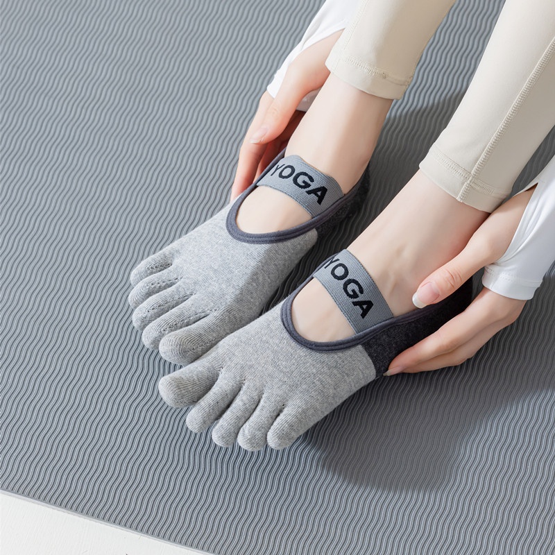 Surge Surge Spring Summer Yoga Backless Non-Slip Five-Toe Women Professional Fitness Sports Sweat-Absorbing Toe-Separating Pilates_voghion.com