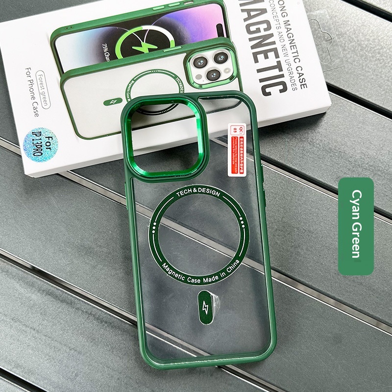 Kompatybilny z etui na telefon 15 Pro z metalowym obiektywem, 13 przyjaznym dla skóry magnetycznym etui ochronnym 14, hurtowo_voghion.com