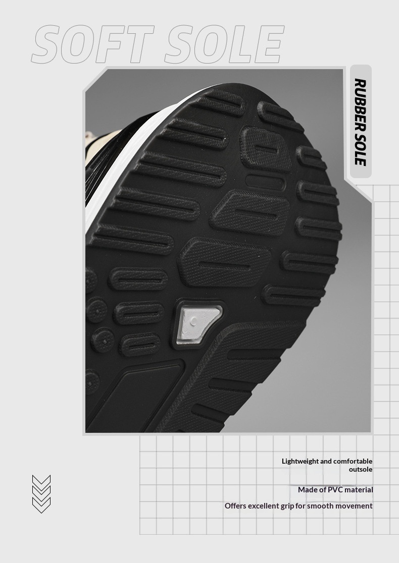 Glide New Running Soft Sole Comfortable Casual Export Mesh Breathable Trendy Brand Men's Shoes_voghion.com