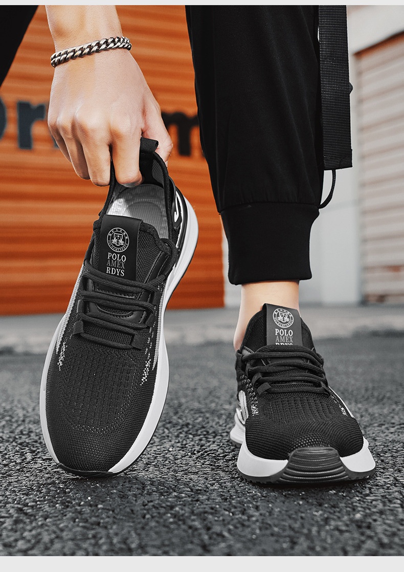 Glide New Running Soft Sole Comfortable Casual Export Mesh Breathable Trendy Brand Men's Shoes_voghion.com