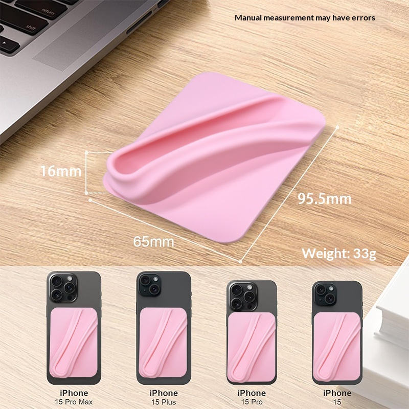 Factory Direct Sales Hot Selling Lipstick Lip Balm Holder Silicone Phone Back Sticker Customizable With Printed_voghion.com