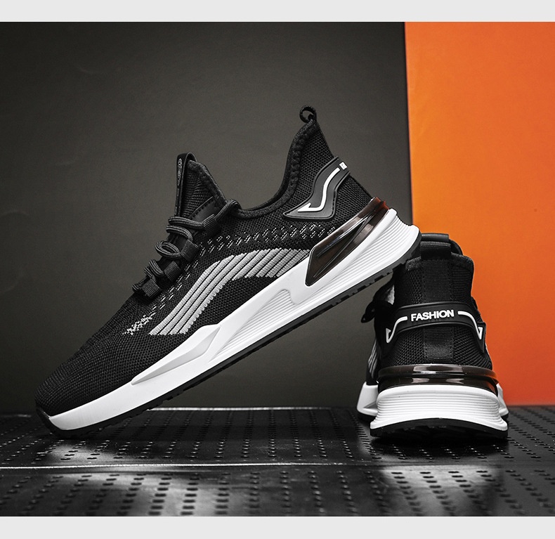 Glide New Running Soft Sole Comfortable Casual Export Mesh Breathable Trendy Brand Men's Shoes_voghion.com