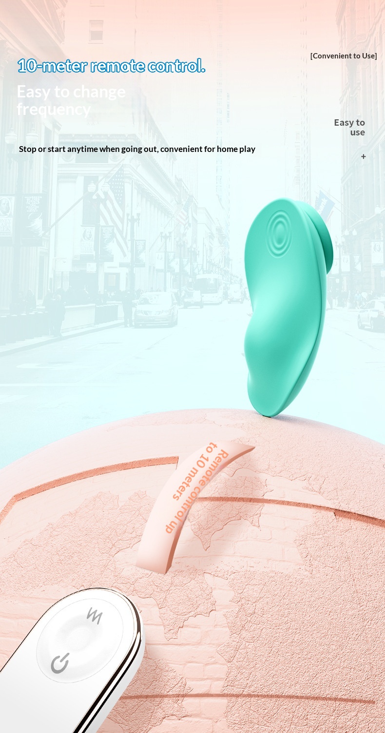 Eros Lab Outdoor Sex Toys Vibrator Bullet Weiblicher tragbarer Masturbator mit kabelloser Fernbedienung_voghion.com