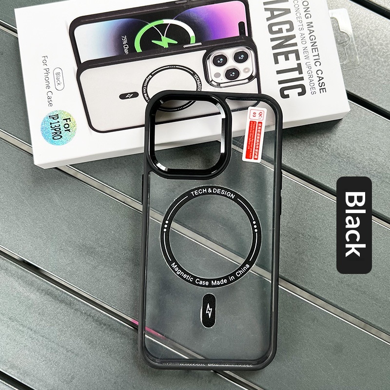 Kompatybilny z etui na telefon 15 Pro z metalowym obiektywem, 13 przyjaznym dla skóry magnetycznym etui ochronnym 14, hurtowo_voghion.com