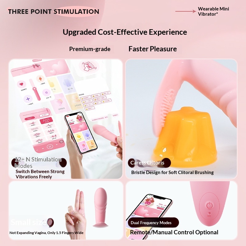 Eros Lab App Remote Control Wearable Adult Insertable Female Sex Toy Orgasm Vibrator_voghion.com