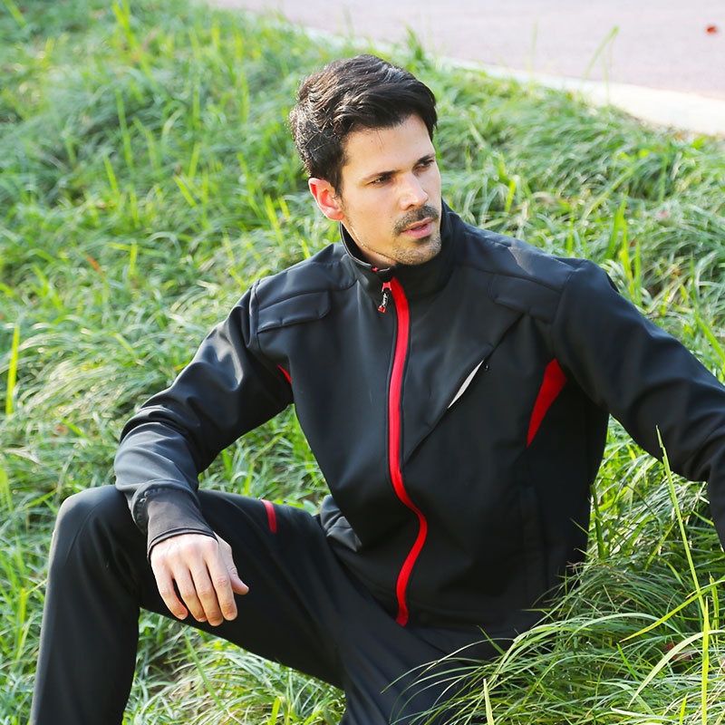 ActiveGo Winteranzug Fleece Outdoor Bergsteigen Winddichtes Set Verdickte warme Jacke für Radfahren Arbeit Kälteschutz_voghion.com