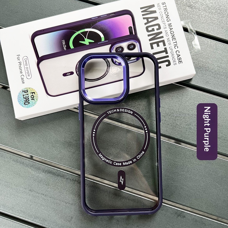 Kompatybilny z etui na telefon 15 Pro z metalowym obiektywem, 13 przyjaznym dla skóry magnetycznym etui ochronnym 14, hurtowo_voghion.com