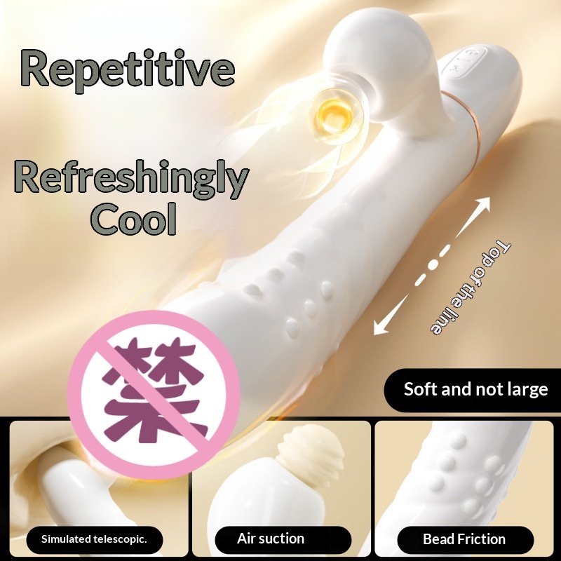 Eros Lab Mystery Joy Saugstab Teleskopischer Rotationskugel-Vibrator Masturbationsgerät für Frauen Massage-Sexspielzeug für Erwachsene_voghion.com