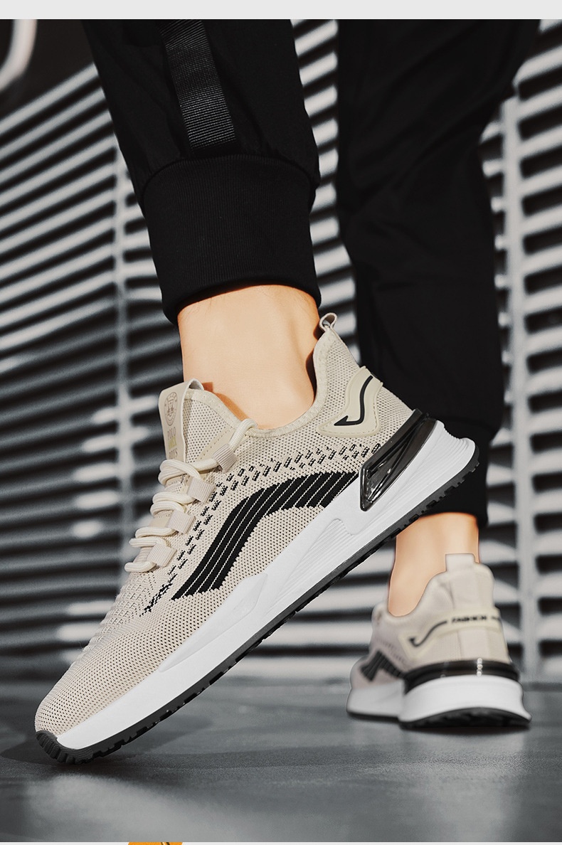 Glide New Running Soft Sole Comfortable Casual Export Mesh Breathable Trendy Brand Men's Shoes_voghion.com