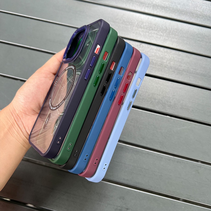 Kompatybilny z etui na telefon 15 Pro z metalowym obiektywem, 13 przyjaznym dla skóry magnetycznym etui ochronnym 14, hurtowo_voghion.com