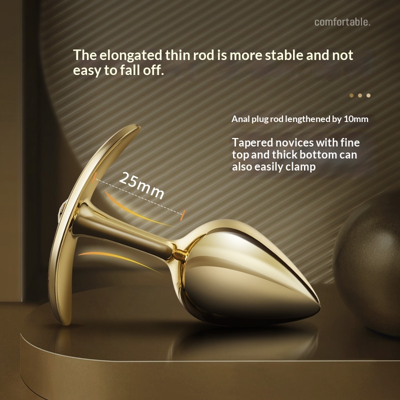 Eros Lab Adult Metal For Women Outdoor Wearable SM Training Fox Tail Anal Plug Sex Toy_voghion.com