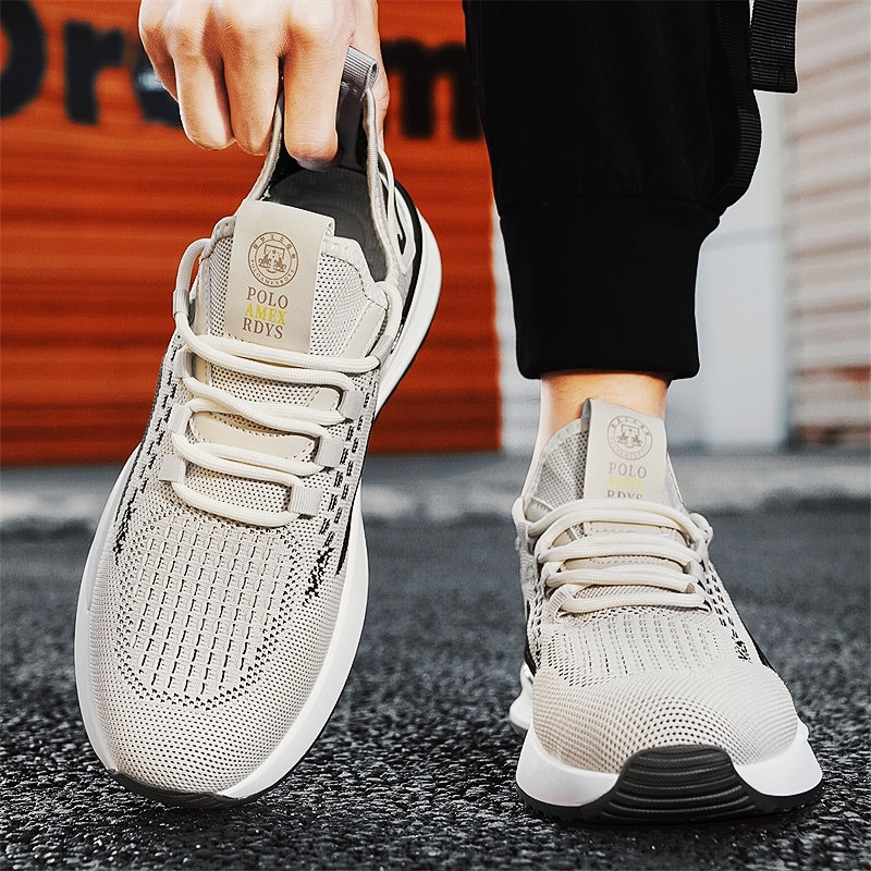 Glide New Running Soft Sole Comfortable Casual Export Mesh Breathable Trendy Brand Men's Shoes_voghion.com