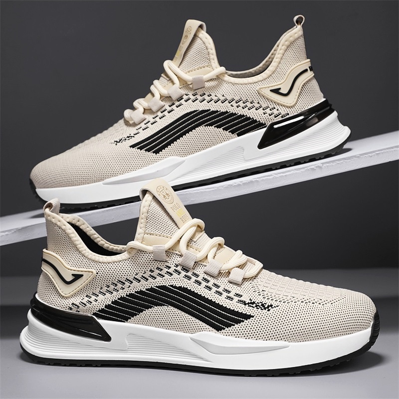 Glide New Running Soft Sole Comfortable Casual Export Mesh Breathable Trendy Brand Men's Shoes_voghion.com