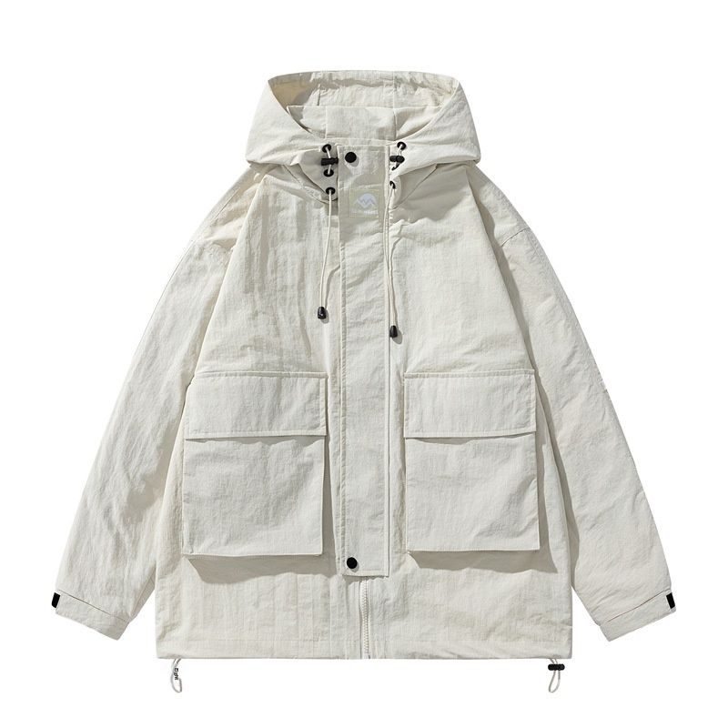 ActiveGo Waterdichte Herfst/Winter Jas voor Heren, Outdoor Windbreaker met Capuchon, Werkjas, Hoogwaardige Trenchcoat, Veelzijdige Casual Sport_voghion.com