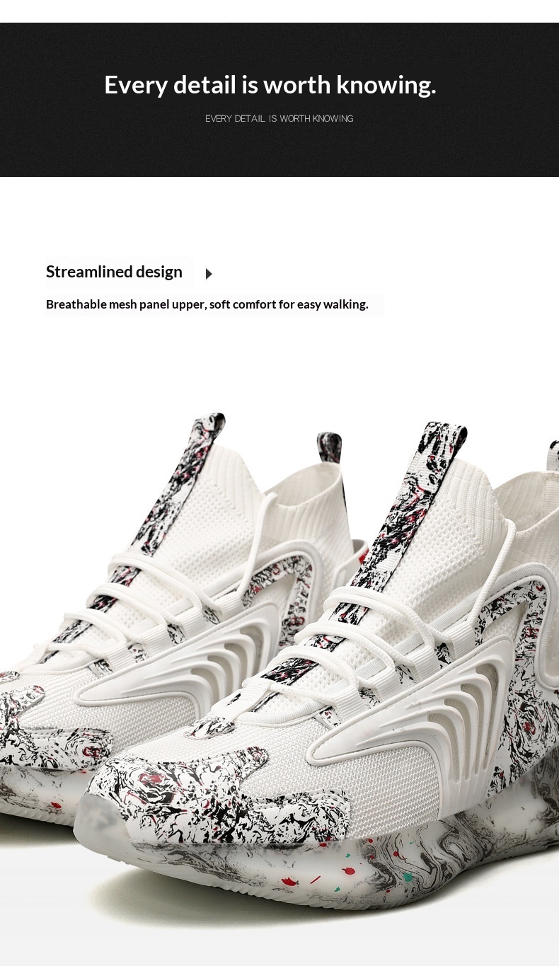 Glide Glide 2022 Autumn New Popcorn Sports Casual Breathable Men's Student Mesh Korean Style Trendy Cycling Shoes_voghion.com