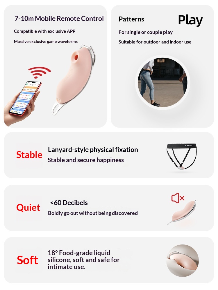 Eros Lab Kisstoy Remote Control Vibrator App Outdoor Wearable Sex Toys For Women Masturbator Strong Vibration_voghion.com