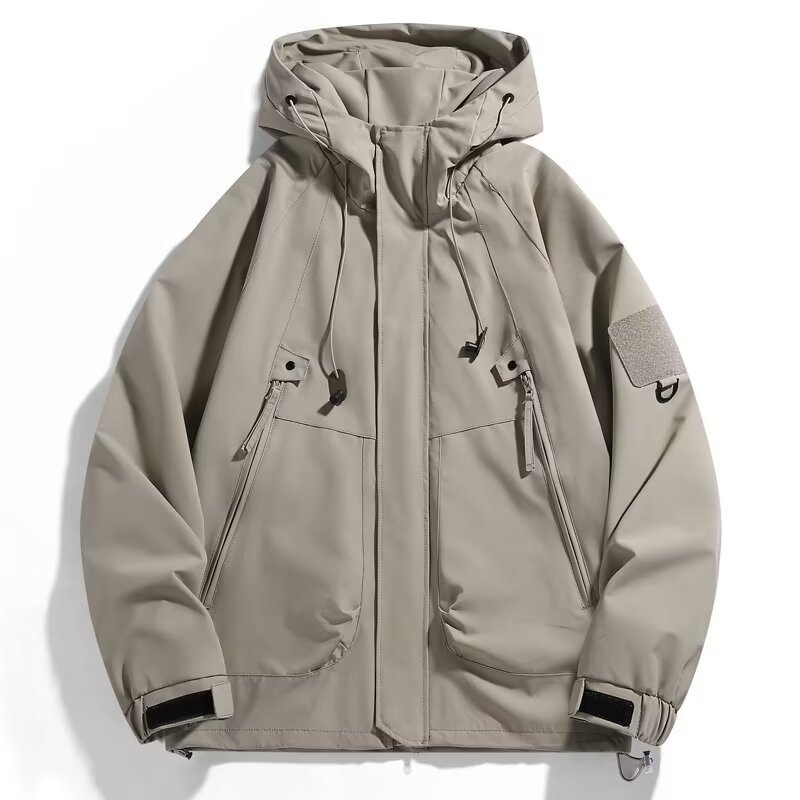 ActiveGo Autumn Winter New Jacket Coat Men Outdoor Hiking Fashion Trendy Men's Cool Casual Workwear Windbreaker_voghion.com