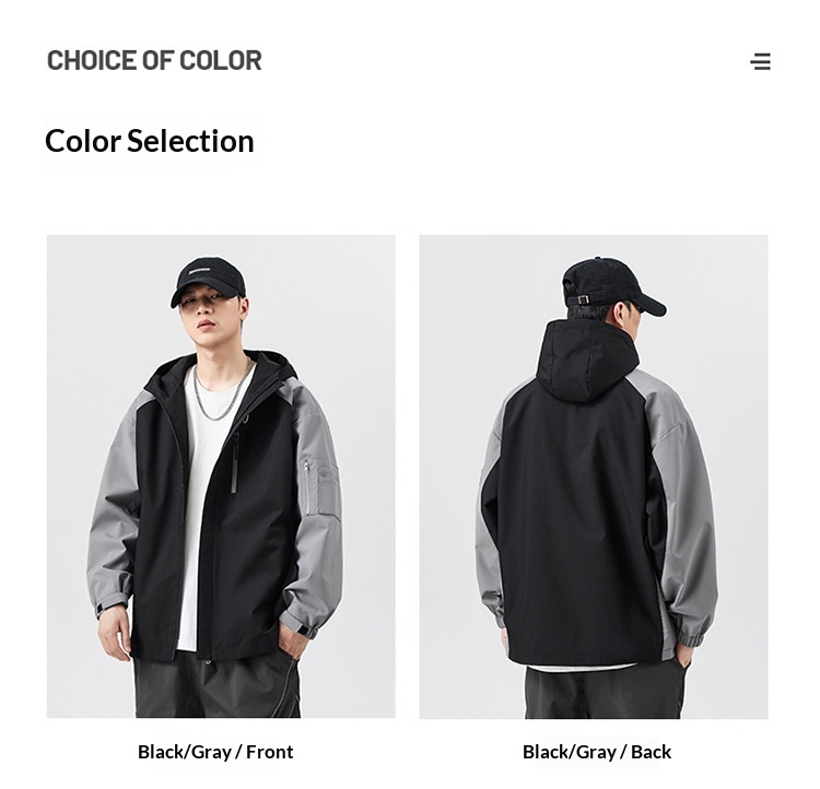 ActiveGo Winter Men's Coat Spring Autumn New Trendy Loose Fit Windbreaker Workwear Mountaineering Pilot Jacket Men_desvips.com