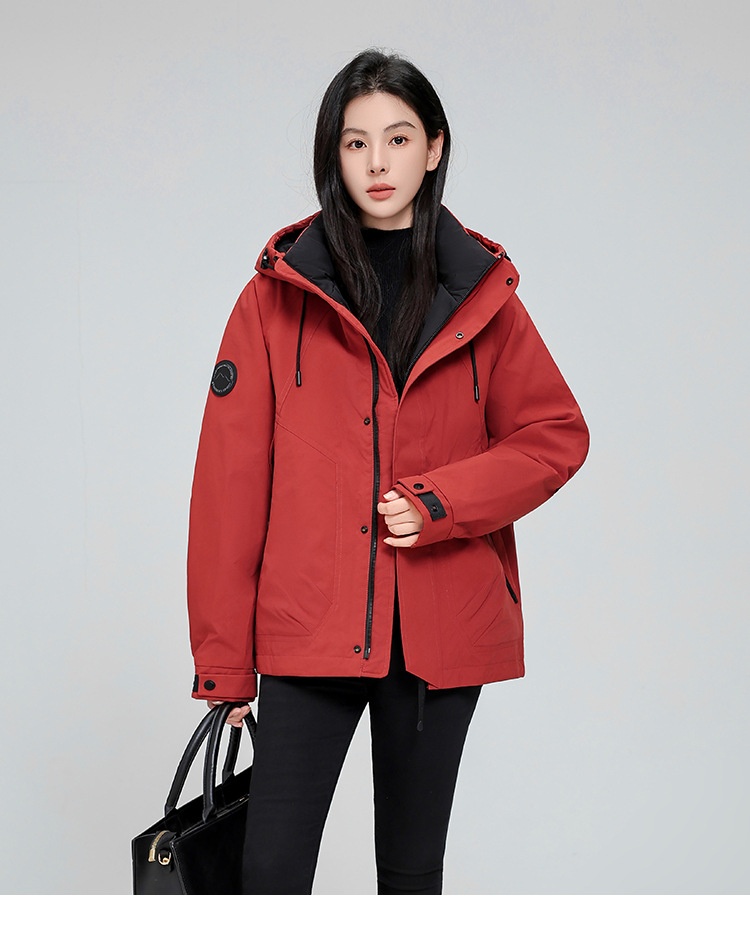 ActiveGo 2025 Autumn Winter Hot Couple Clothing Unisex Trendy Brand Warm Hooded Down Jacket Men's Top Coat_desvips.com