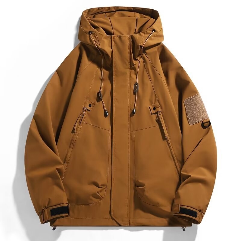 ActiveGo Autumn Winter New Jacket Coat Men Outdoor Hiking Fashion Trendy Men's Cool Casual Workwear Windbreaker_desvips.com