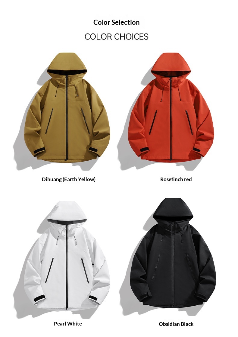 ActiveGo National Standard 3-in-1 Unisex Jacket With Goose Down Liner, Heat-Sealed Laminated, Hooded For Hikin And_desvips.com