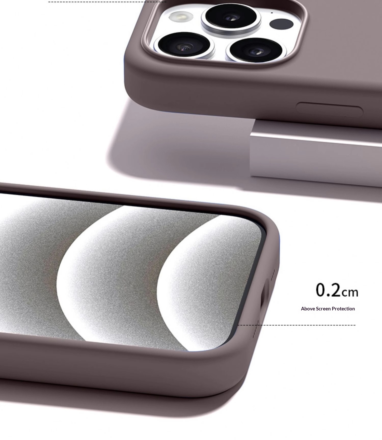 Compatible With Liquid Silicone Phone Case Magnetic 16 Pro Max Animation Camera Button Full Coverage_voghion.com