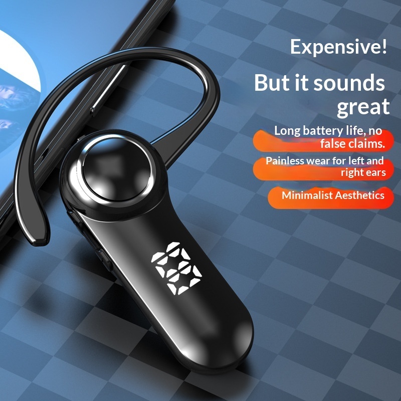 Mini coche deportivo con tecnología Bluetooth inalámbrica negra y duración de espera ultralarga, ideal para negocios y de gran venta transfronteriza._voghion.com