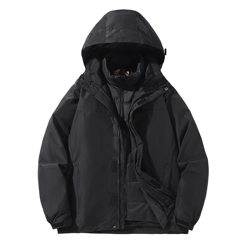 ActiveGo Authentic 3-in-1 Down Jacket Unisex 2025 New Winter Thickened Warm Hooded Coat Trendy_desvips.com
