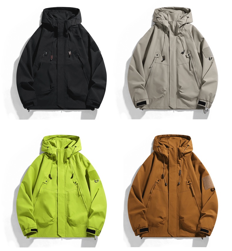 ActiveGo Autumn Winter New Jacket Coat Men Outdoor Hiking Fashion Trendy Men's Cool Casual Workwear Windbreaker_desvips.com