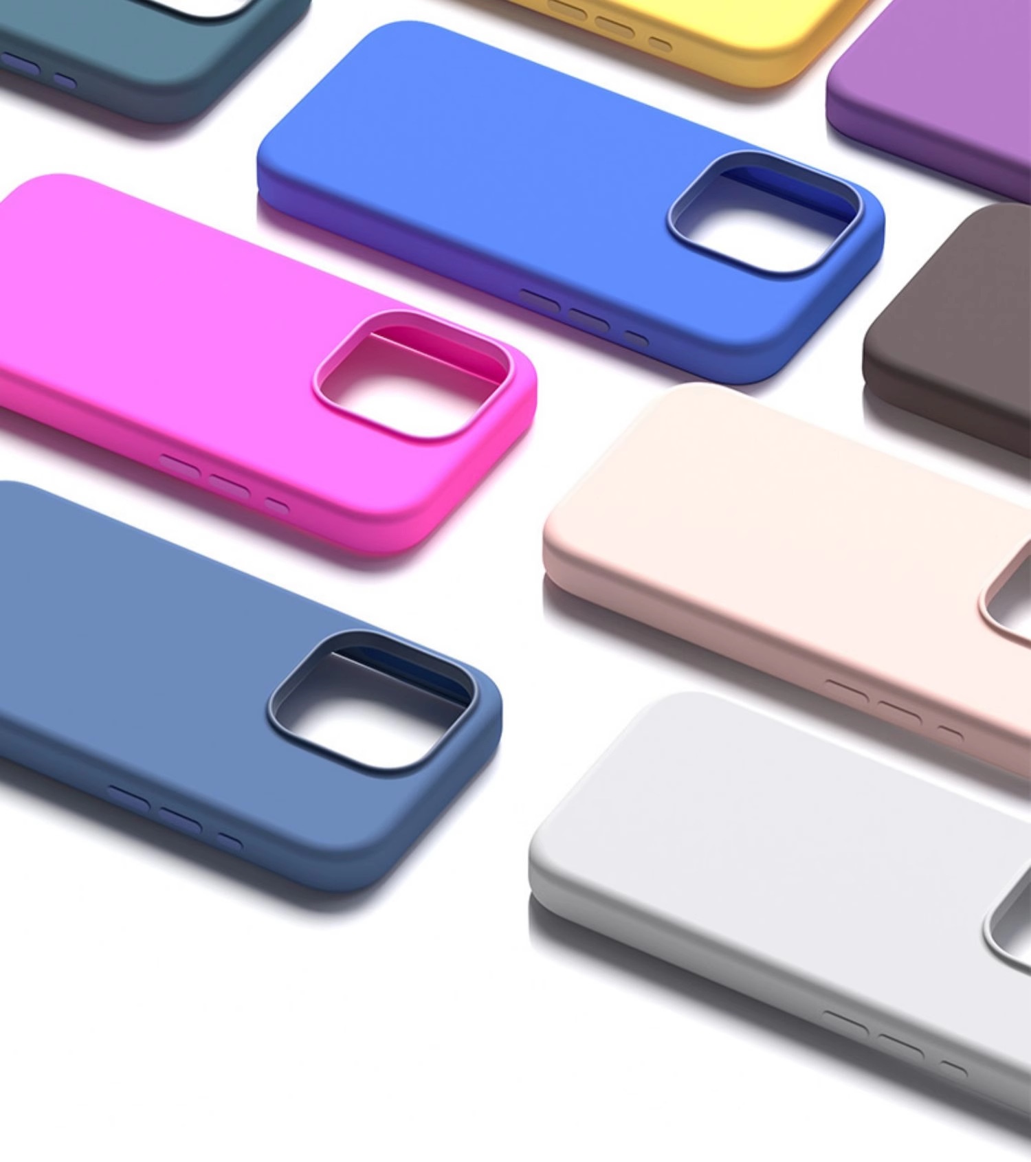 Compatible With Liquid Silicone Phone Case Magnetic 16 Pro Max Animation Camera Button Full Coverage_voghion.com