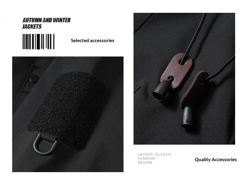 ActiveGo Autumn Winter New Jacket Coat Men Outdoor Hiking Fashion Trendy Men's Cool Casual Workwear Windbreaker_desvips.com