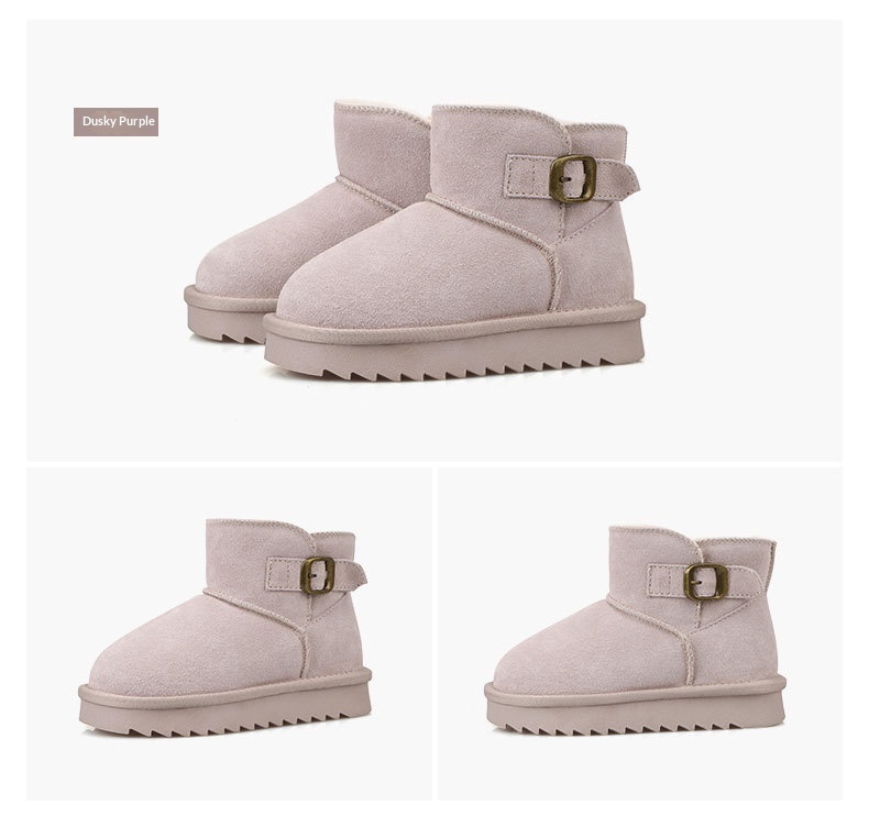 ShoeGlobe Scarpe invernali per bambini con pile, stivaletti alla moda per ragazzi e ragazze Snow Martin, foderati in pile caldo e alla moda_voghion.com