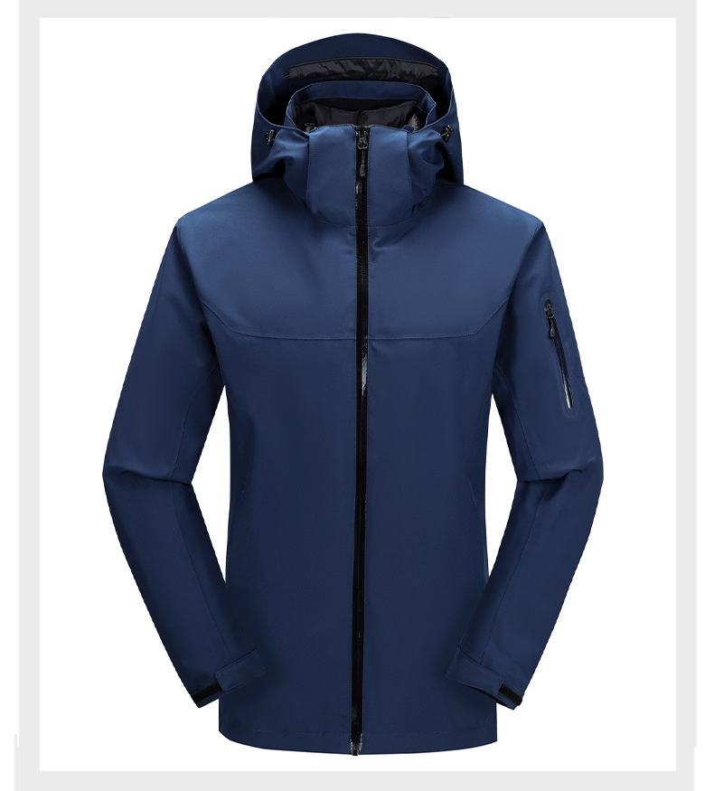 ActiveGo High-End Outdoor Down Liner Detachable Two-Piece Set Men And Women Mountaineering Jacket Group Workwear_desvips.com