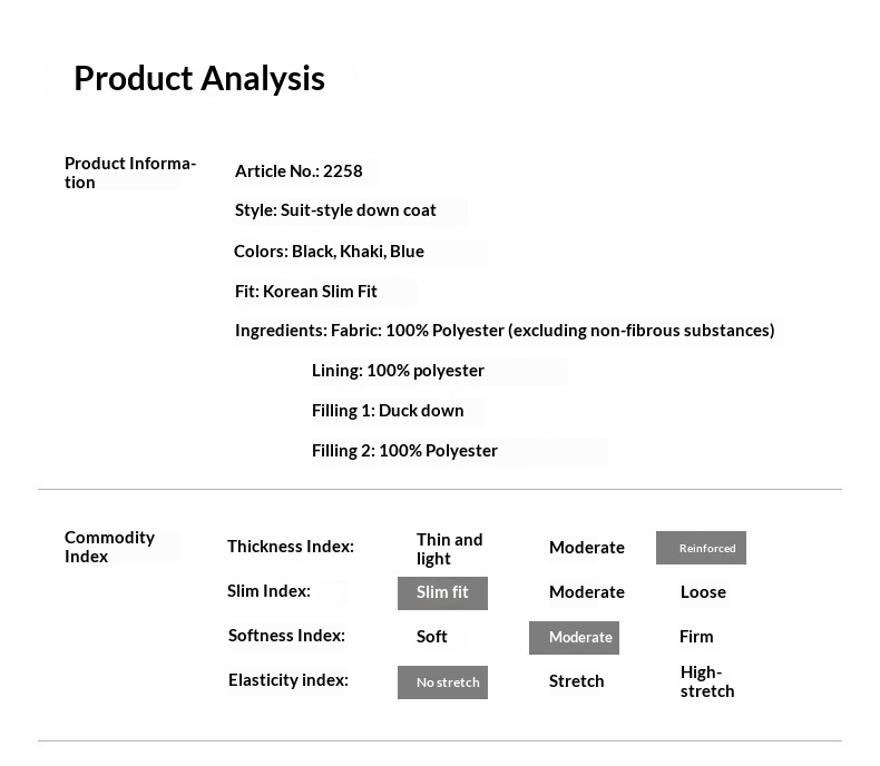 Giacca da uomo calda in piumino d'anatra grigia casual da ragazzo autunno inverno nuovo stile giovanile_voghion.com