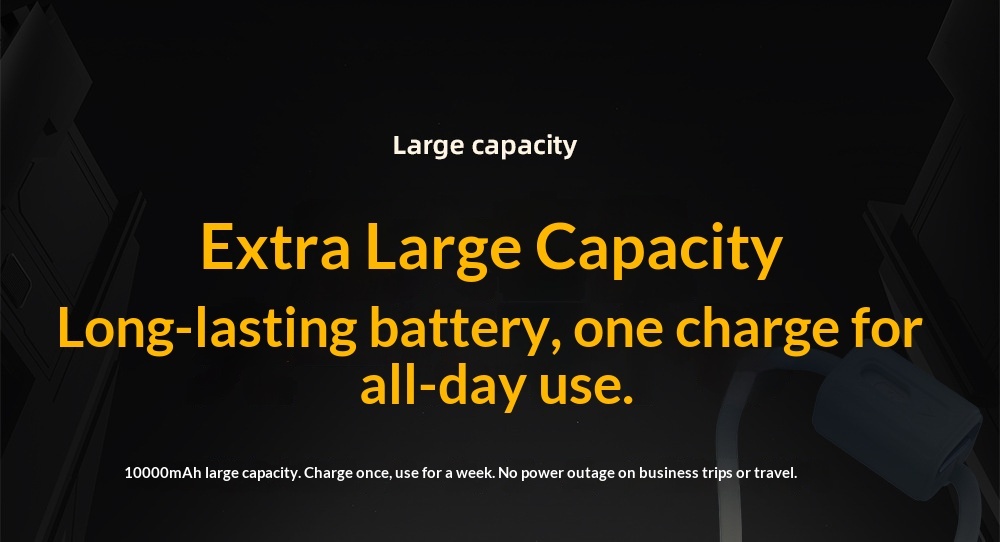 Ultradünne Powerbank mit Trageband und Kabel, 10000 mAh, Mini-Schnellladefunktion, tragbares Ladegerät aus Metall, individuell anpassbar_voghion.com