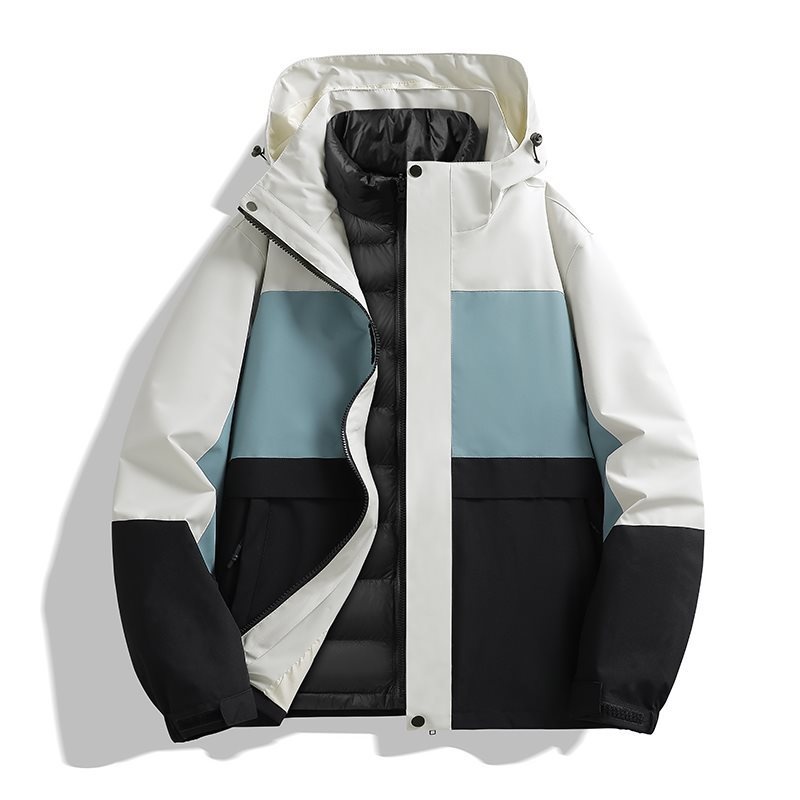 ActiveGo Aoleige Factory Direct Sale 2025 Autumn Outdoor 3-in-1 Duck Down Liner Jacket Unisex Mountaineering Protection_desvips.com