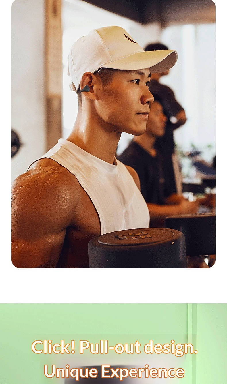 Bone Conduction Bluetooth Earphones Ultra-Long Battery Life M9 In-Ear True Wireless Noise Cancelling Comfortable For_voghion.com