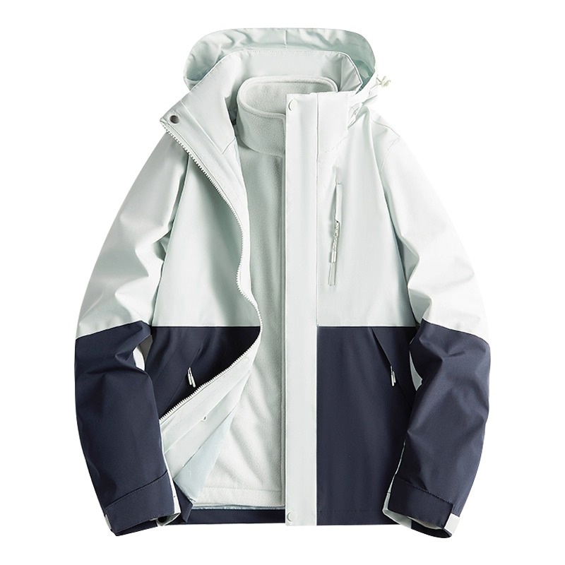 ActiveGo Woodpecker Pink Jacket For Women New Spring And Autumn Outdoor Windproof Petite Three-in-One Super Stylish Coat_voghion.com