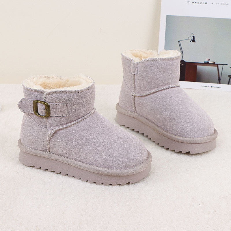 ShoeGlobe Scarpe invernali per bambini con pile, stivaletti alla moda per ragazzi e ragazze Snow Martin, foderati in pile caldo e alla moda_voghion.com