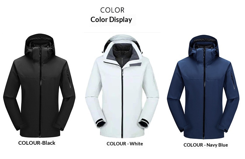 ActiveGo High-End Outdoor Down Liner Detachable Two-Piece Set Men And Women Mountaineering Jacket Group Workwear_desvips.com