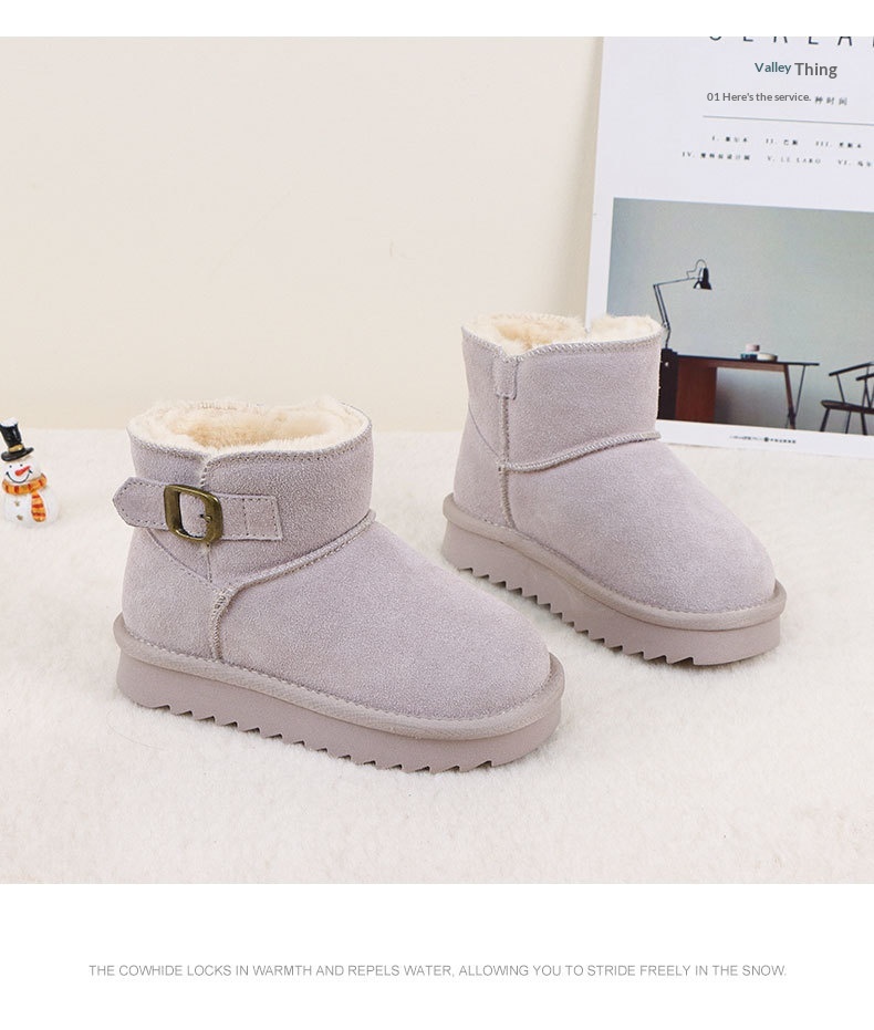 ShoeGlobe Scarpe invernali per bambini con pile, stivaletti alla moda per ragazzi e ragazze Snow Martin, foderati in pile caldo e alla moda_voghion.com