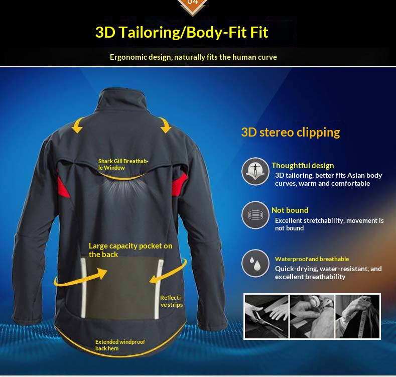 ActiveGo Winteranzug Fleece Outdoor Bergsteigen Winddichtes Set Verdickte warme Jacke für Radfahren Arbeit Kälteschutz_voghion.com