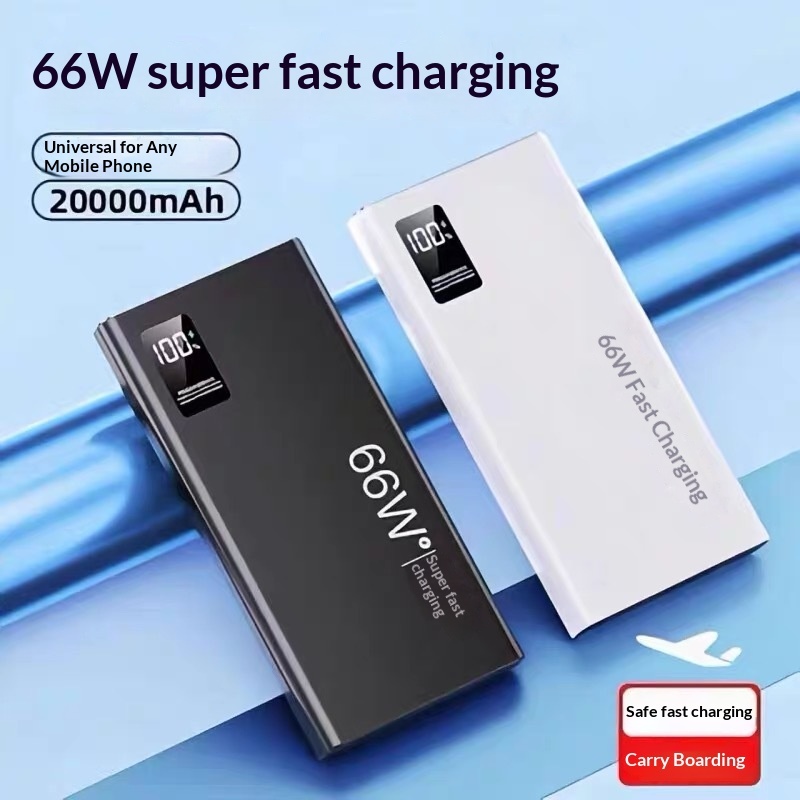 3C Certified Wholesale 66W Fast Charging Large Capacity 50000mAh 20000mAh Power Bank 10000 Custom_voghion.com