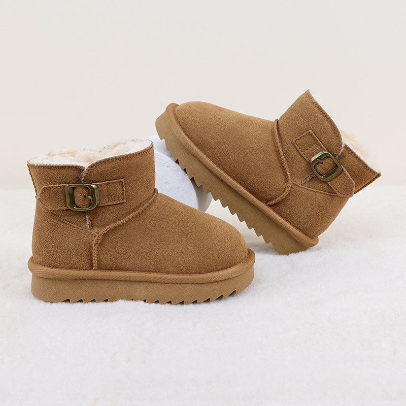 ShoeGlobe Scarpe invernali per bambini con pile, stivaletti alla moda per ragazzi e ragazze Snow Martin, foderati in pile caldo e alla moda_voghion.com