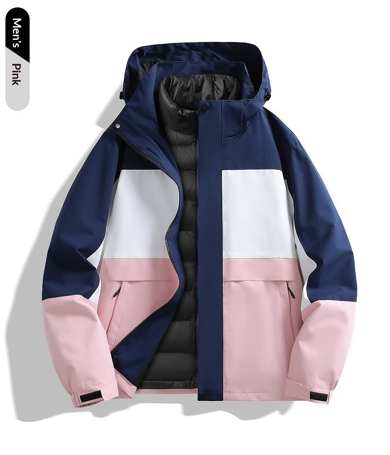 ActiveGo Aoleige Factory Direct Sale 2025 Autumn Outdoor 3-in-1 Duck Down Liner Jacket Unisex Mountaineering Protection_desvips.com