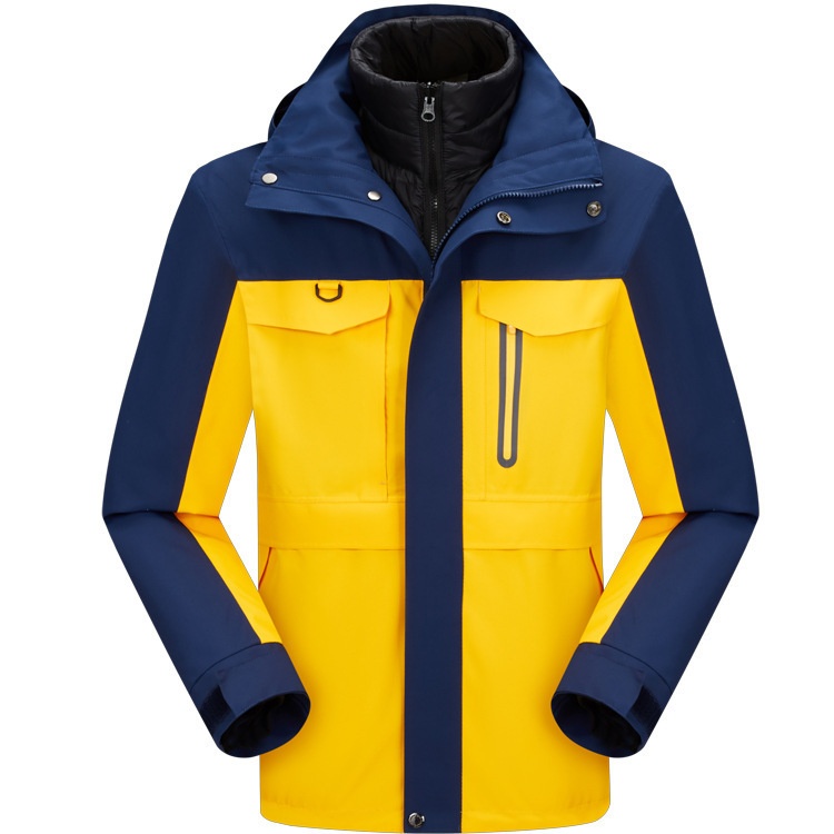 ActiveGo 90% White Duck Down Inner Liner 3-in-1 Jacket Unisex Warm Two-Piece Set Casual Outdoor Sports_desvips.com