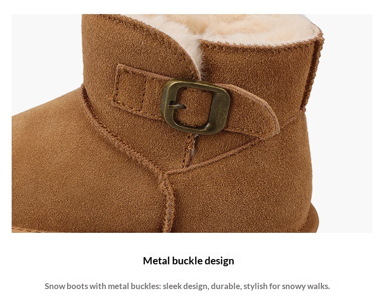 ShoeGlobe Scarpe invernali per bambini con pile, stivaletti alla moda per ragazzi e ragazze Snow Martin, foderati in pile caldo e alla moda_voghion.com