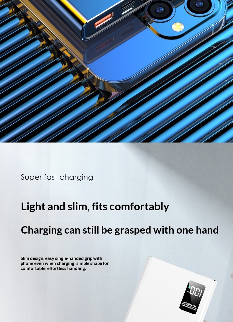 3C Certified Wholesale 66W Fast Charging Large Capacity 50000mAh 20000mAh Power Bank 10000 Custom_voghion.com