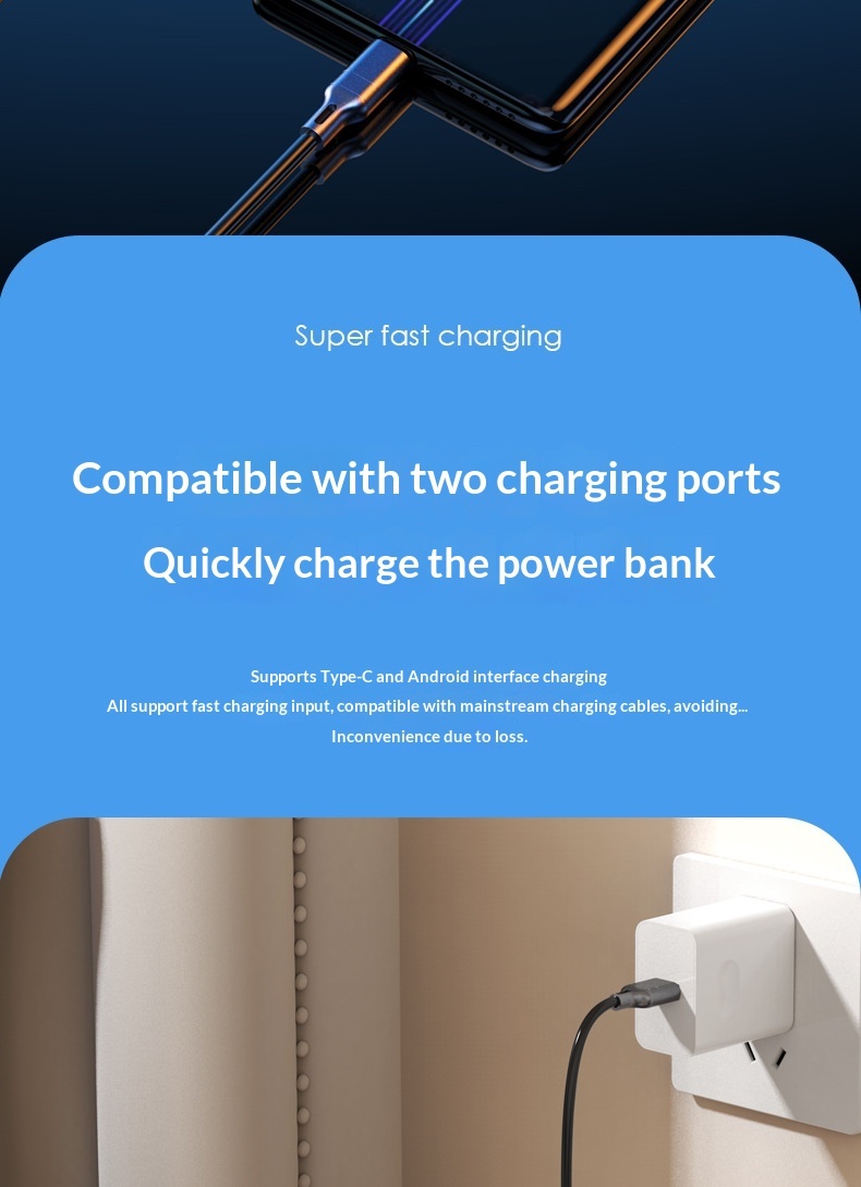 3C Certified Wholesale 66W Fast Charging Large Capacity 50000mAh 20000mAh Power Bank 10000 Custom_voghion.com